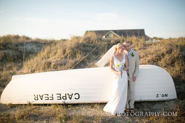 bald head island wedding photos