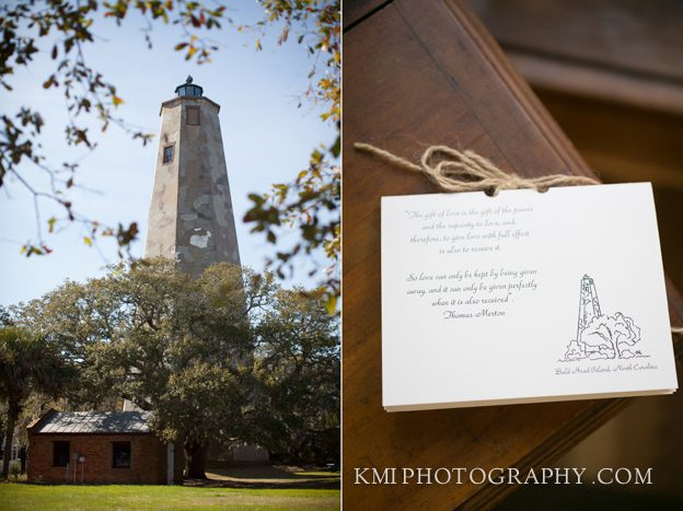 bald head island wedding photos