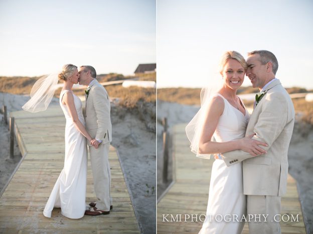 bald head island wedding photos