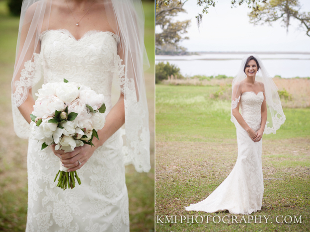 Wrightsville beach wedding photographer, Carolina yacht club wedding, Wrightsville Beach NC, bride, lace gown
