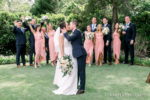 a bridal party celebrates at Wrightsville Manor