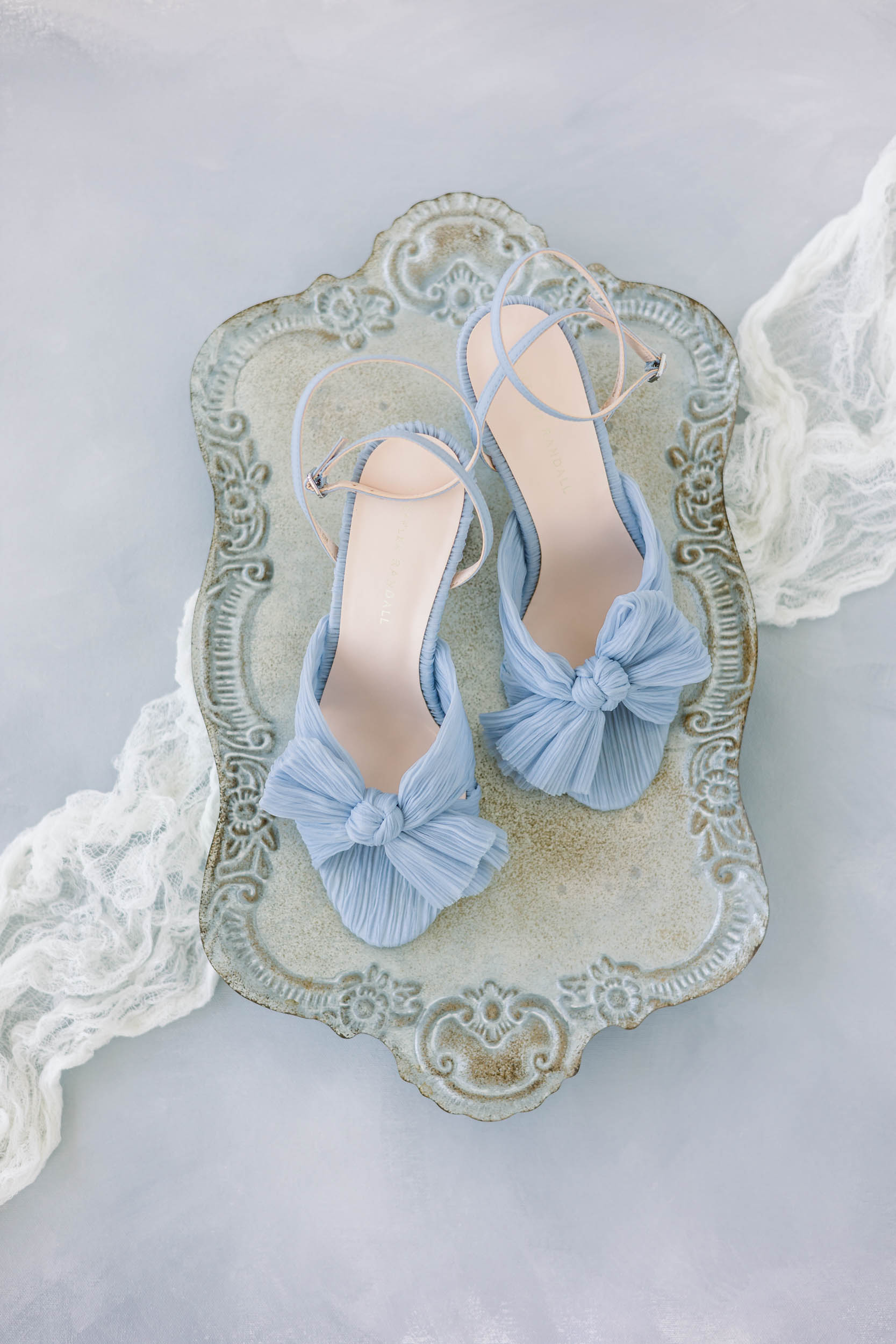 bridal shoes for a figure eight island wedding 