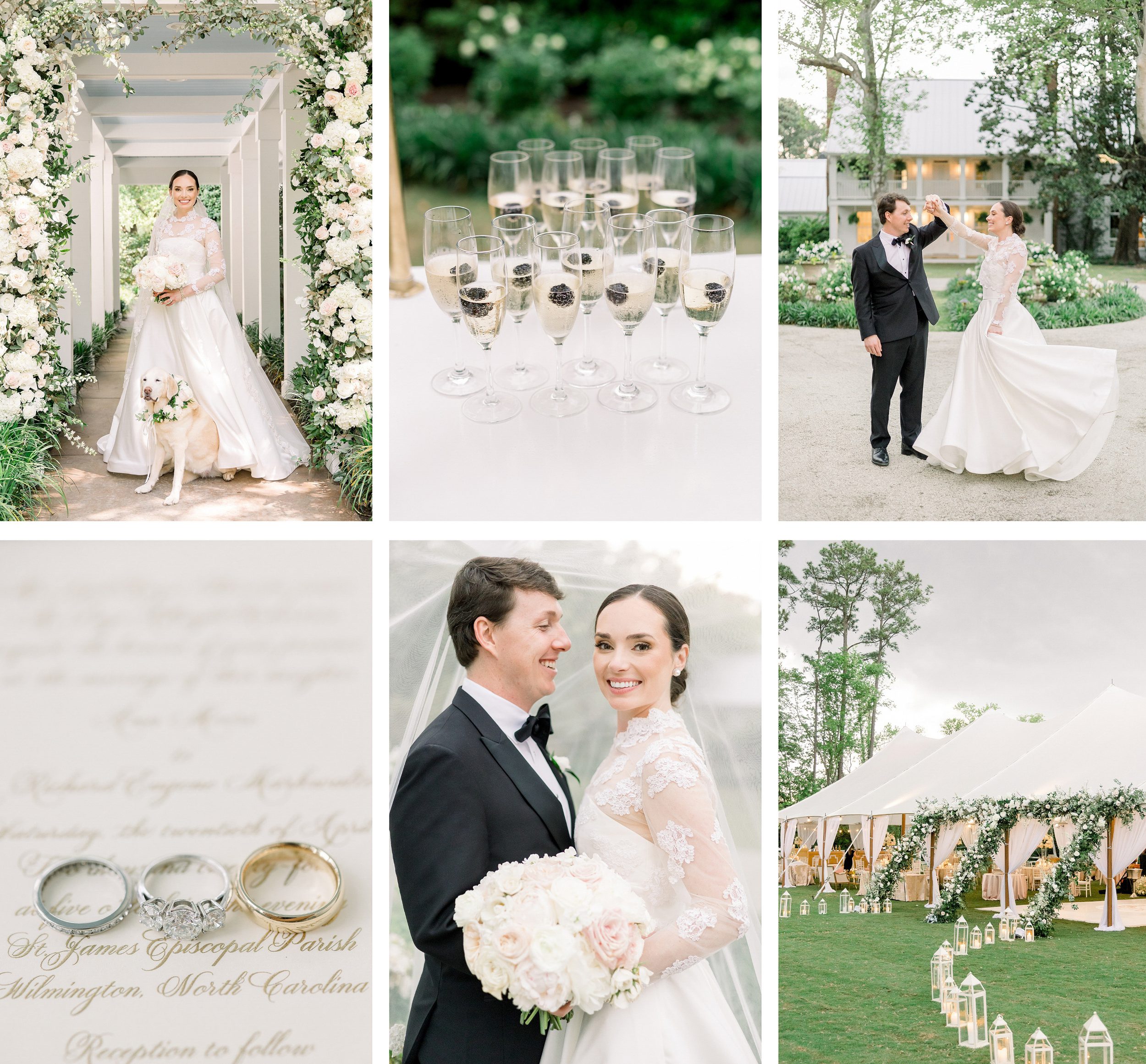 beautiful wedding at Sycamore Bend in Wilmington NC