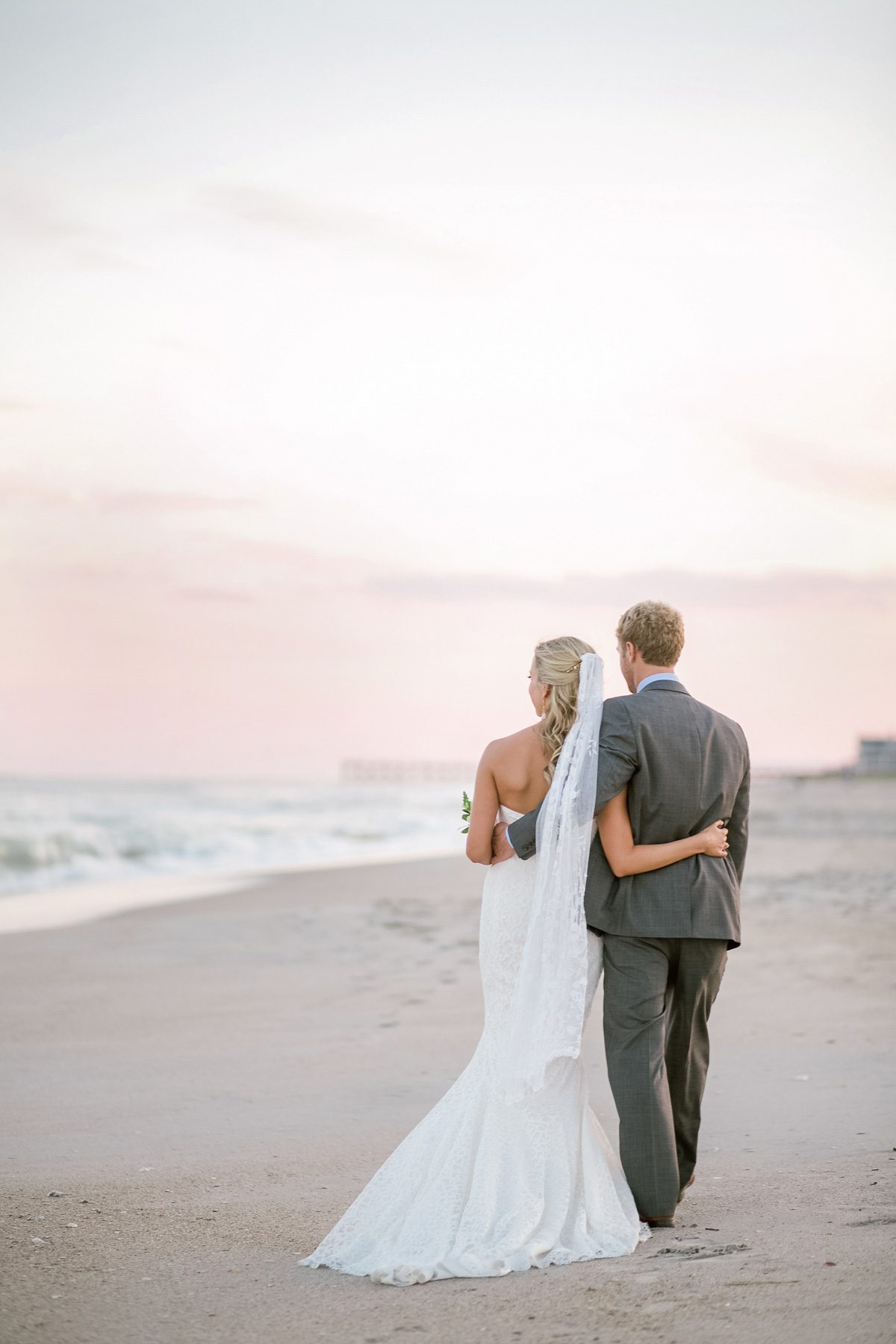a beautiful wrightsville beach nc elopement